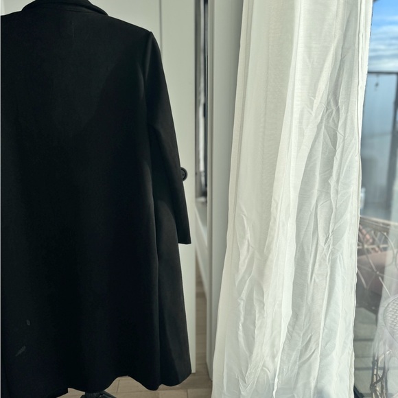 Zara faux Suède long open jacket with lapels. Size medium barely worn - Picture 5 of 9